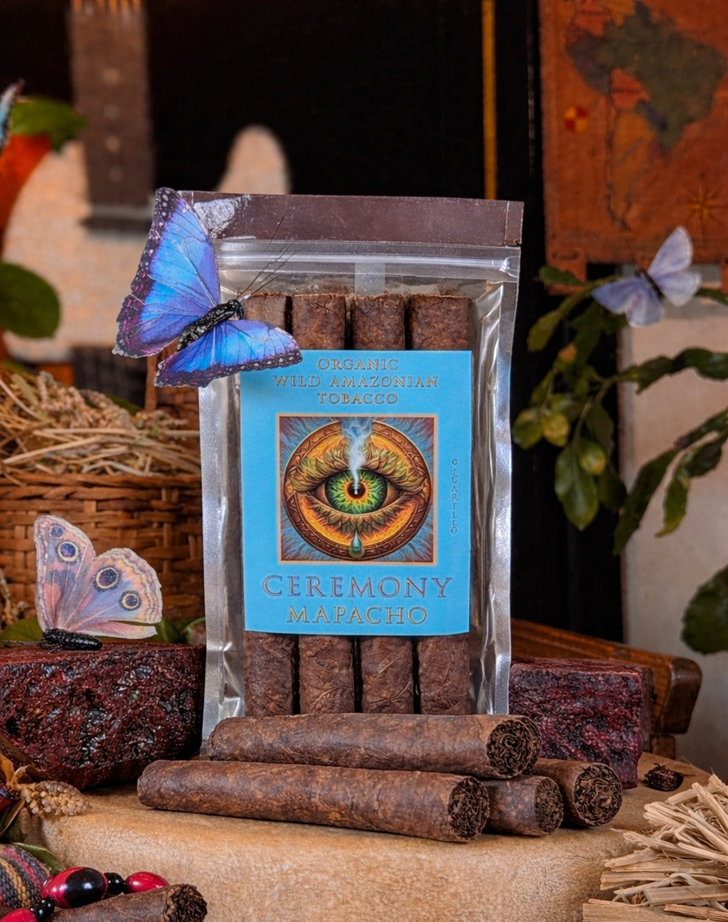 Four Premium Organic Mapacho Cigars